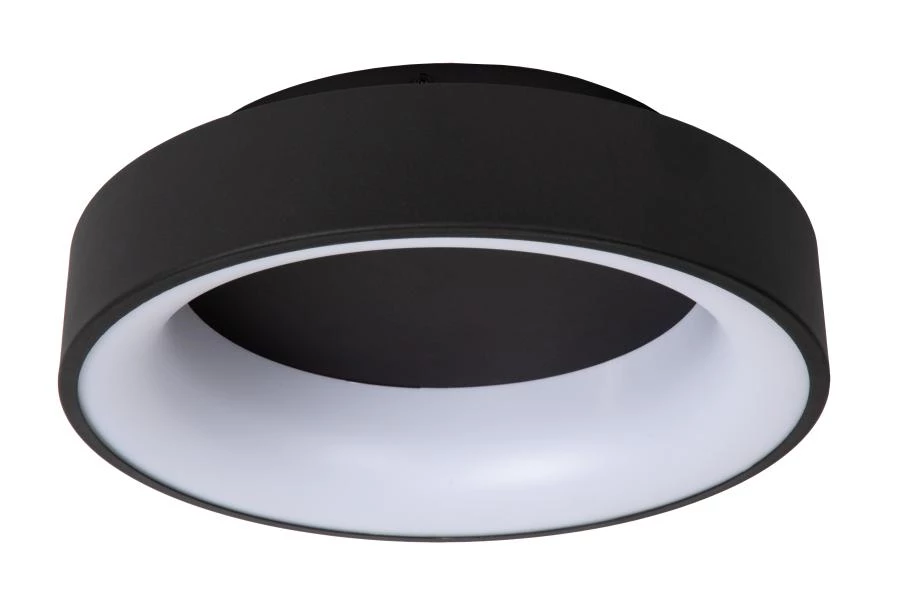 Lucide MIRAGE - Flush ceiling light - Ø 38 cm - LED Dim. - 1x22W 2700K - Black - turned off